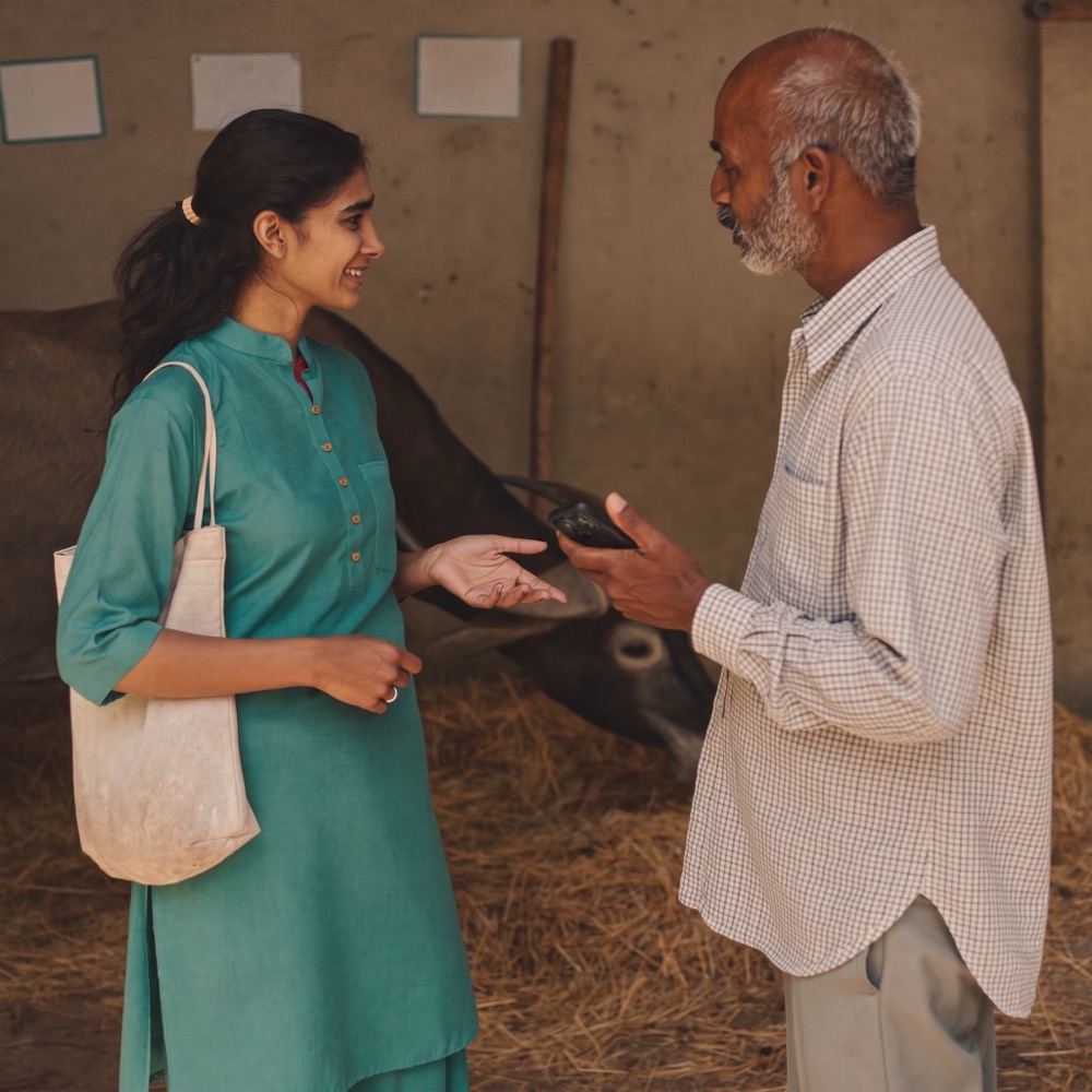 Animal health field sales visit