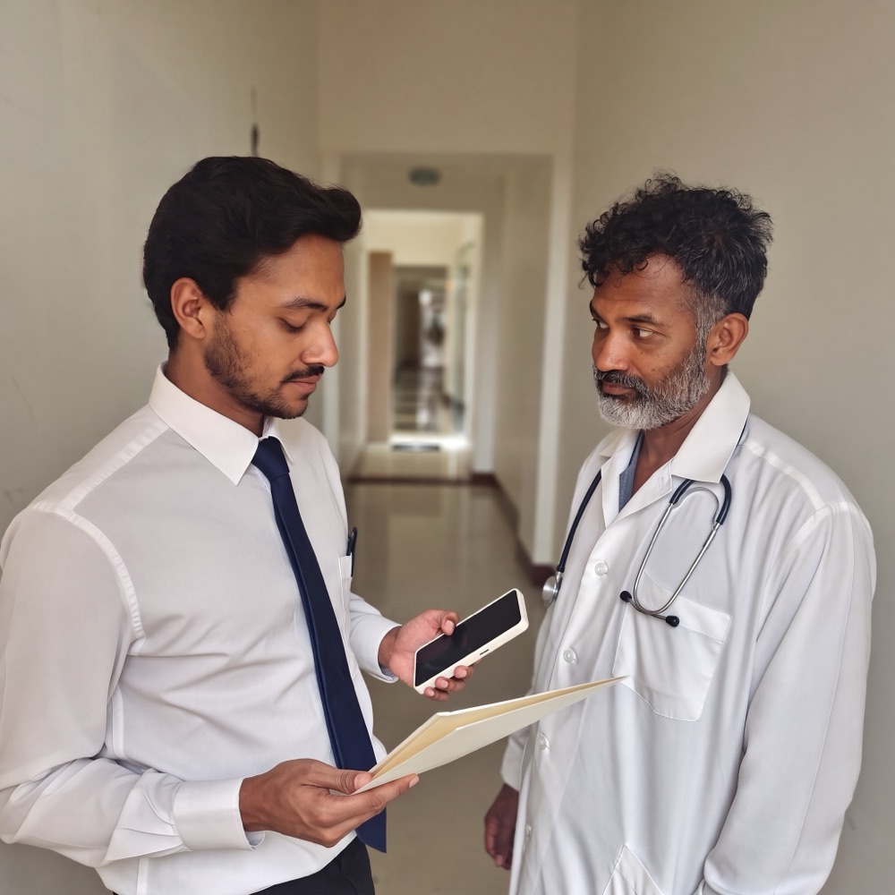 Pharma field sales visit
