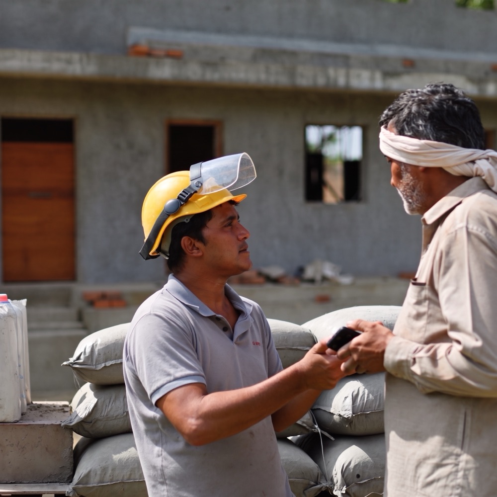 Building materials field sales visit